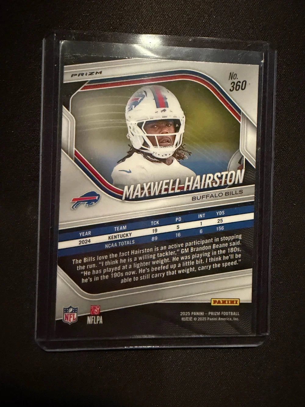 Panini Prizm Maxwell Hairston Rookie Card Lot (ft. Snakeskin rare)